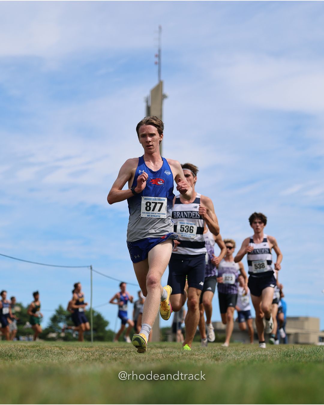 #877 Sean Finnegan, UMass Lowell, 8k Run - Men (Gold-35:cap), P21, 25:16.15; #536 Hugh Licklider, Brandeis, 8k Run - Men (Gold-35:cap), P12, 25:04.77 - 2026 UMass Dartmouth XC Invitational - UMass Dartmouth - Dartmouth, Massachusetts - September 19, 2026 File: ./260919-2026-UMass-Dartmouth-XC-Invitational-133-398A6055.jpg #877 Sean Finnegan, UMass Lowell, 8k Run - Men (Gold-35:cap), P21, 25:16.15; #536 Hugh Licklider, Brandeis, 8k Run - Men (Gold-35:cap), P12…