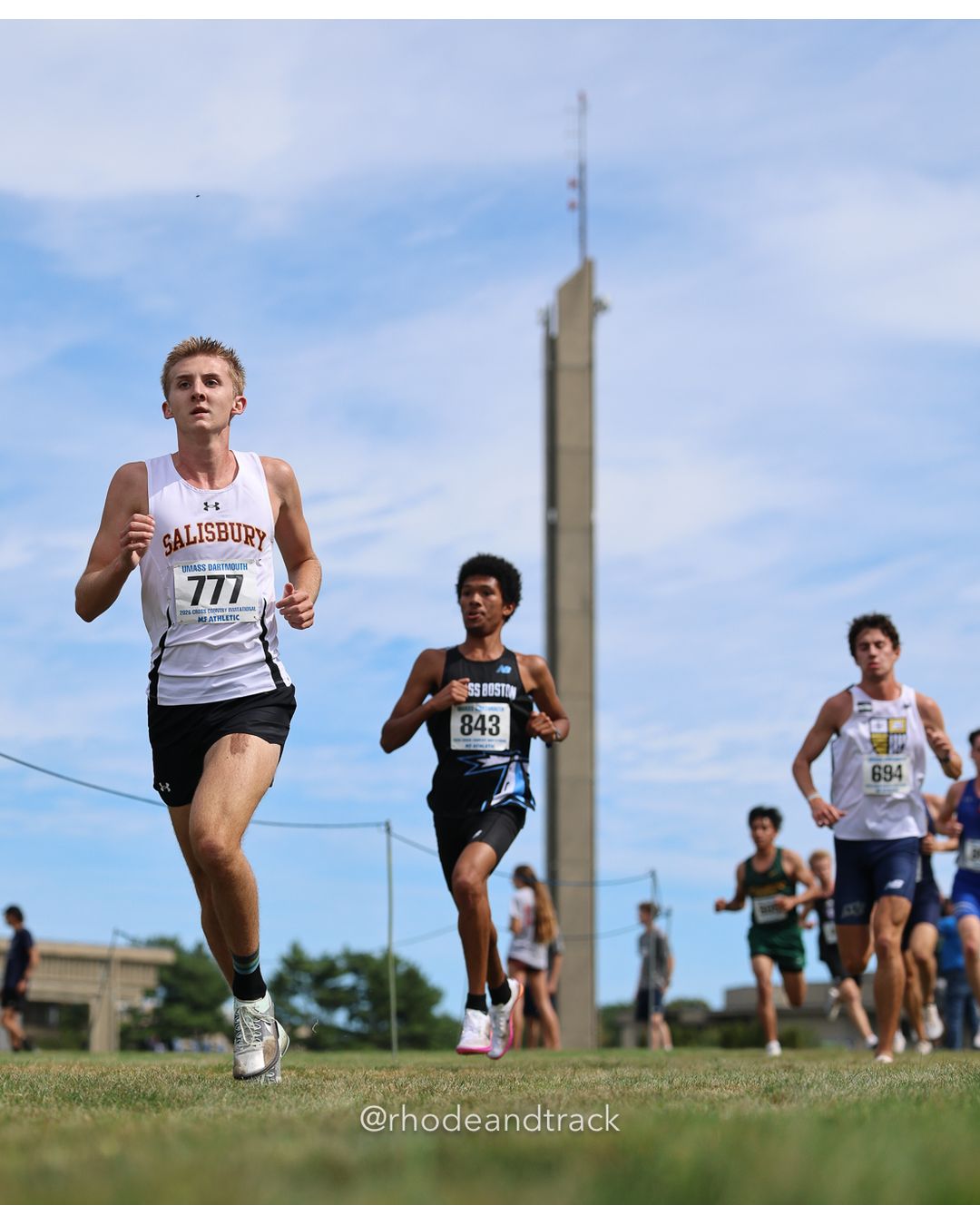 #777 Gabe Riling, Salisbury, 8k Run - Men (Gold-35:cap), P23, 25:17.94; #843 Albert Ferreras, UMass Boston, 8k Run - Men (Gold-35:cap), P16, 25:09.99 - 2026 UMass Dartmouth XC Invitational - UMass Dartmouth - Dartmouth, Massachusetts - September 19, 2026 File: ./260919-2026-UMass-Dartmouth-XC-Invitational-136-398A6112.jpg #777 Gabe Riling, Salisbury, 8k Run - Men (Gold-35:cap), P23, 25:17.94; #843 Albert Ferreras, UMass Boston, 8k Run - Men (Gold-35:cap), P16…