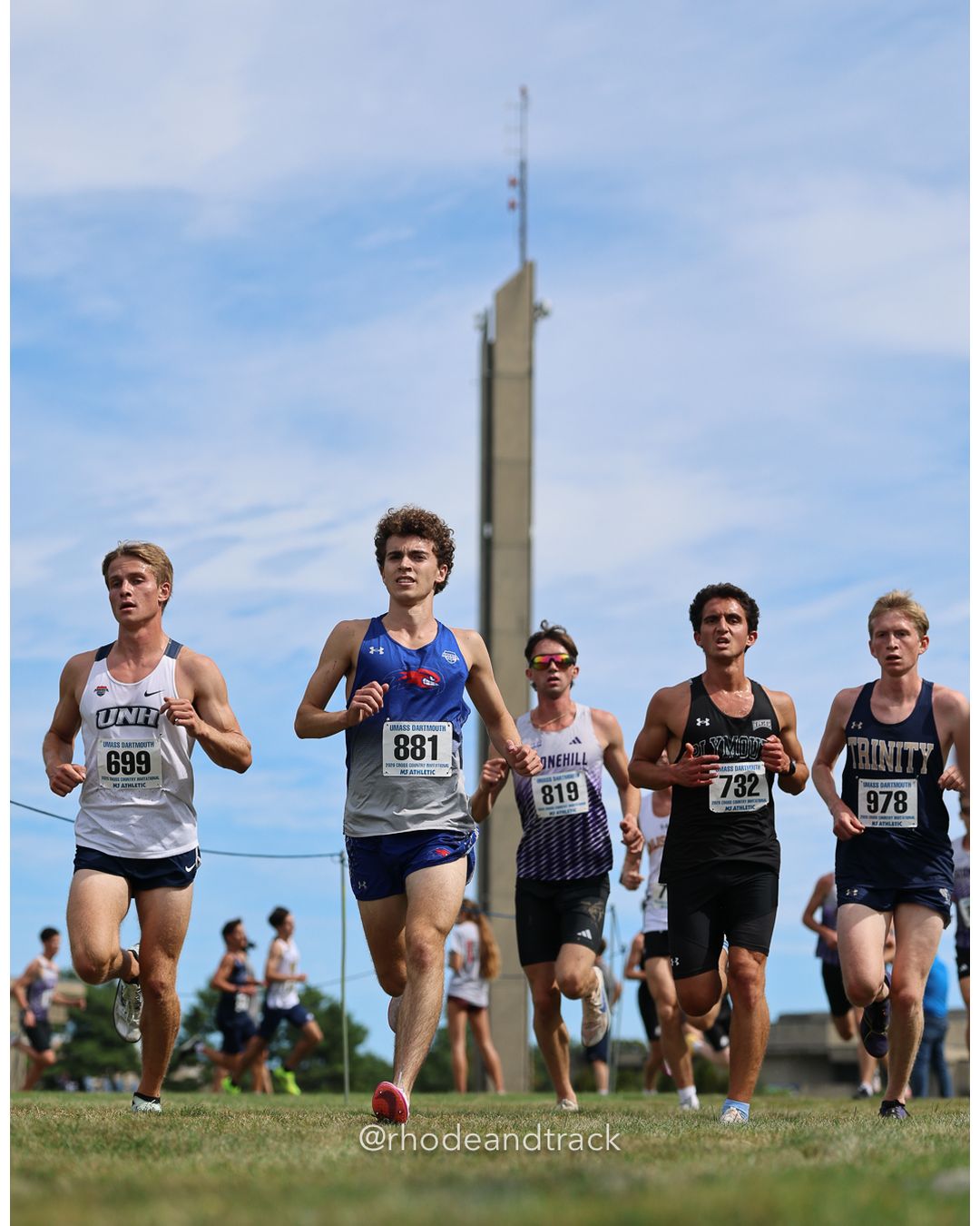 #881 Patrick Hall, UMass Lowell, 8k Run - Men (Gold-35:cap), P25, 25:23.53; #819 Ian Bubar, Stonehill, 8k Run - Men (Gold-35:cap), P13, 25:05.29; #699 Matthew Allen, New Hampshire, 8k Run - Men (Gold-35:cap), P37, 25:42.50 - 2026 UMass Dartmouth XC Invitational - UMass Dartmouth - Dartmouth, Massachusetts - September 19, 2026 File: ./260919-2026-UMass-Dartmouth-XC-Invitational-140-398A6177.jpg #881 Patrick Hall, UMass Lowell, 8k Run - Men (Gold-35:cap), P25, 25:23.53; #819 Ian Bubar, Stonehill, 8k Run - Men (Gold-35:cap), P13, 25:…