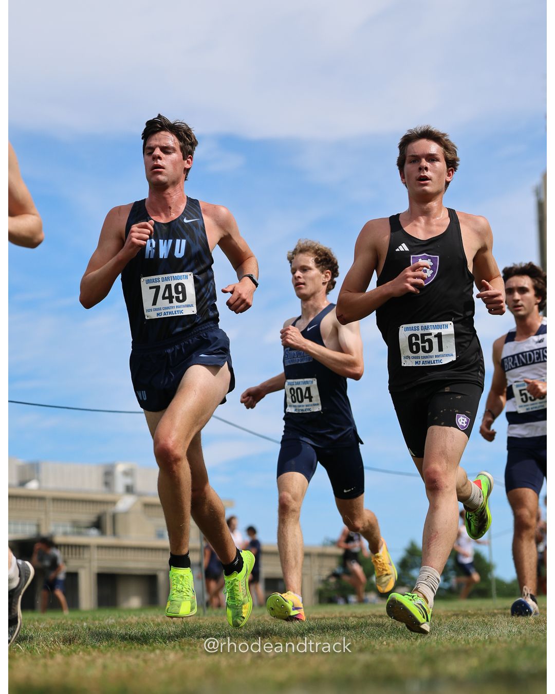 #749 Nathan Evans, Roger Williams, 8k Run - Men (Gold-35:cap), P56, 25:59.73; #651 Hugo Hamnett, Holy Cross, 8k Run - Men (Gold-35:cap), P36, 25:42.24 - 2026 UMass Dartmouth XC Invitational - UMass Dartmouth - Dartmouth, Massachusetts - September 19, 2026 File: ./260919-2026-UMass-Dartmouth-XC-Invitational-151-398A6413.jpg #749 Nathan Evans, Roger Williams, 8k Run - Men (Gold-35:cap), P56, 25:59.73; #651 Hugo Hamnett, Holy Cross, 8k Run - Men (Gold-35:cap), P3…