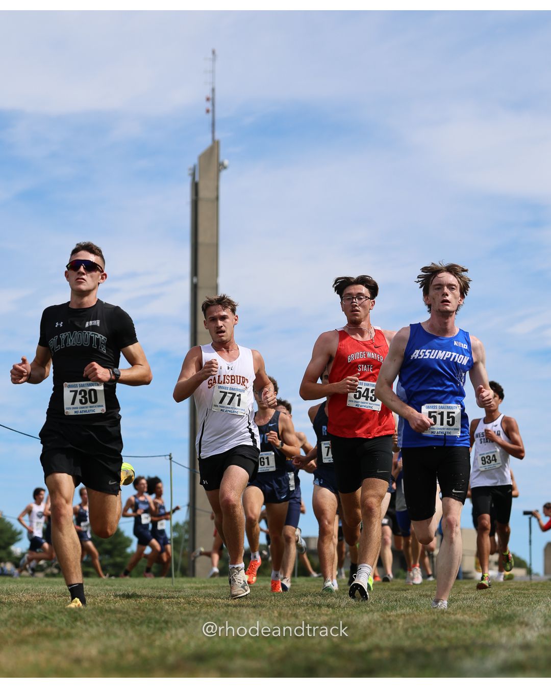 #730 Noah Francis, Plymouth State, 8k Run - Men (Gold-35:cap), P107, 26:54.56; #771 Justin Friscia, Salisbury, 8k Run - Men (Gold-35:cap), P93, 26:38.64; #515 Kyle Martin, Assumption, 8k Run - Men (Gold-35:cap), P120, 27:09.70 - 2026 UMass Dartmouth XC Invitational - UMass Dartmouth - Dartmouth, Massachusetts - September 19, 2026 File: ./260919-2026-UMass-Dartmouth-XC-Invitational-166-398A6683.jpg #730 Noah Francis, Plymouth State, 8k Run - Men (Gold-35:cap), P107, 26:54.56; #771 Justin Friscia, Salisbury, 8k Run - Men (Gold-35:cap),…