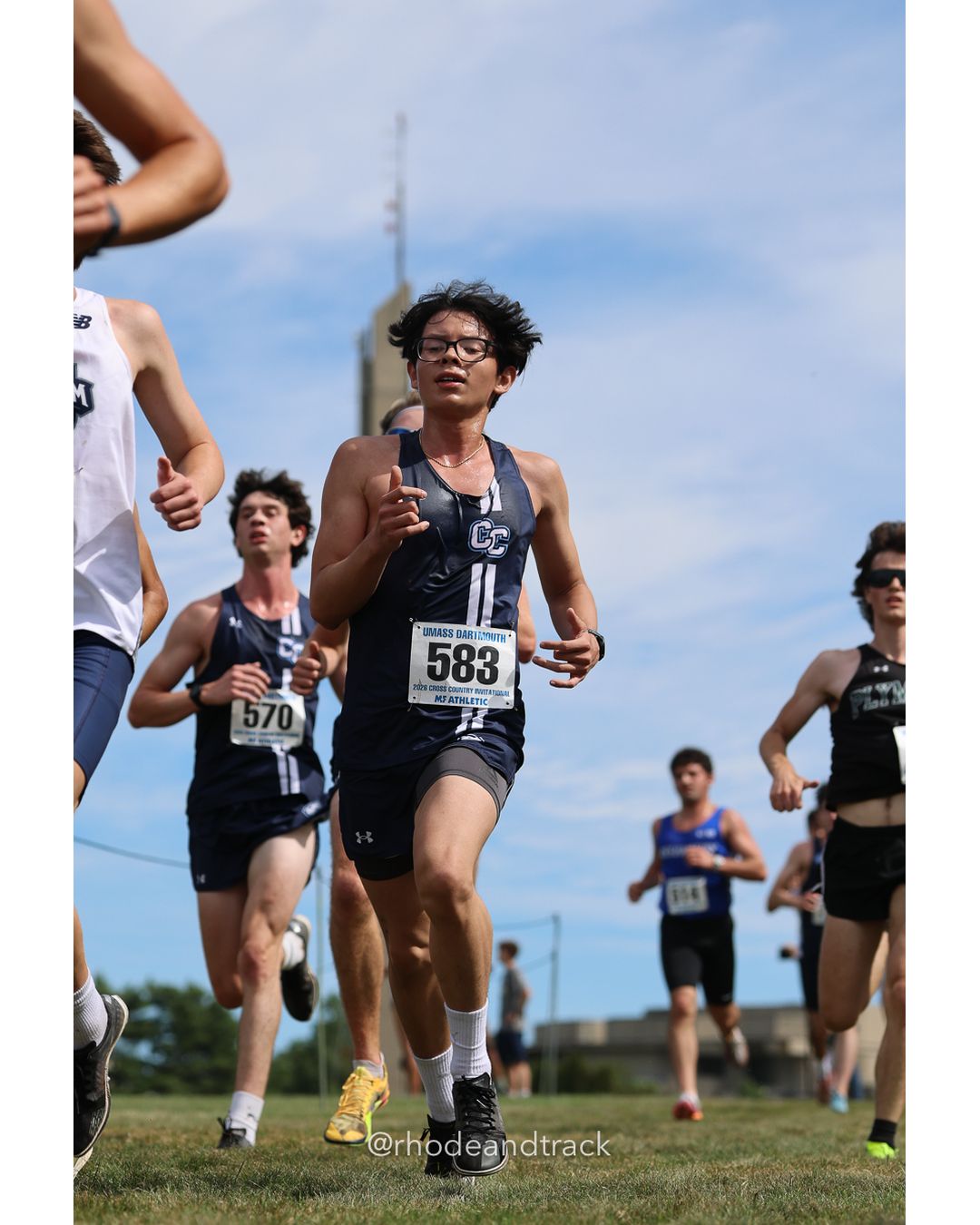 #583 Alex Santos-Acosta, Connecticut College, 8k Run - Men (Gold-35:cap), P103, 26:52.26; #570 Dax Arnold, Connecticut College, 8k Run - Men (Gold-35:cap), P132, 27:24.88 - 2026 UMass Dartmouth XC Invitational - UMass Dartmouth - Dartmouth, Massachusetts - September 19, 2026 File: ./260919-2026-UMass-Dartmouth-XC-Invitational-176-398A6808.jpg #583 Alex Santos-Acosta, Connecticut College, 8k Run - Men (Gold-35:cap), P103, 26:52.26; #570 Dax Arnold, Connecticut College, 8k Run - Me…