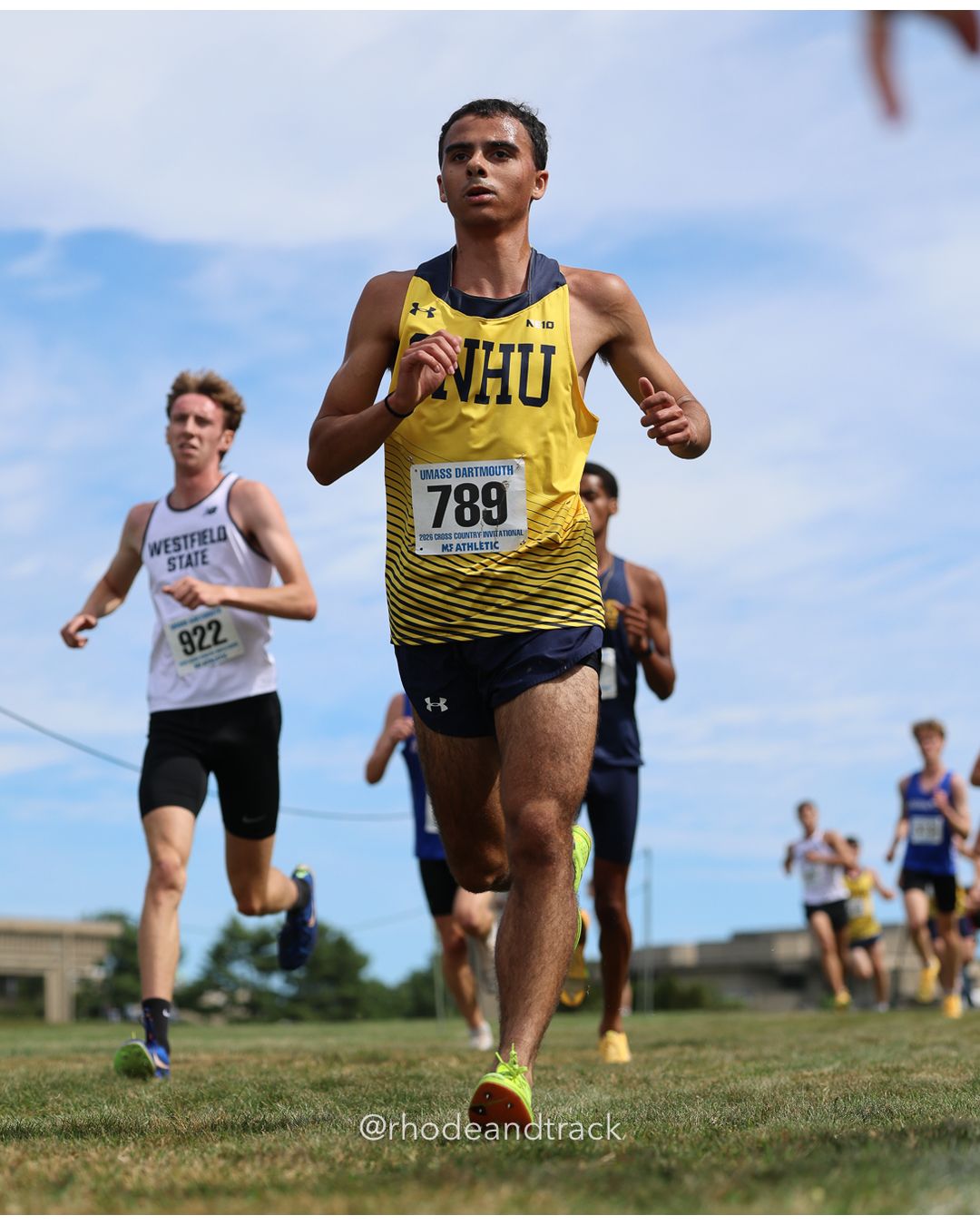 #789 Brady Harker, SNHU, 8k Run - Men (Gold-35:cap), P143, 27:44.49; #922 Lorcan Bergeron, Westfield State, 8k Run - Men (Gold-35:cap), P152, 27:55.22 - 2026 UMass Dartmouth XC Invitational - UMass Dartmouth - Dartmouth, Massachusetts - September 19, 2026 File: ./260919-2026-UMass-Dartmouth-XC-Invitational-183-398A6900.jpg #789 Brady Harker, SNHU, 8k Run - Men (Gold-35:cap), P143, 27:44.49; #922 Lorcan Bergeron, Westfield State, 8k Run - Men (Gold-35:cap), P15…