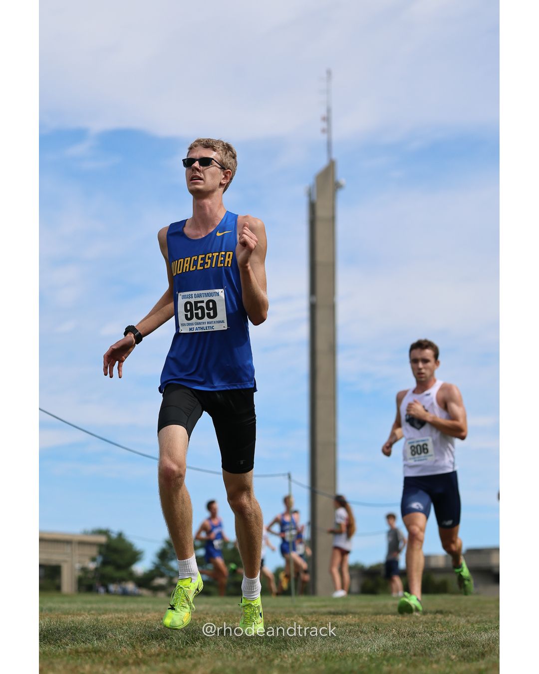 #959 Ryan Wing, Worcester State, 8k Run - Men (Gold-35:cap), P146, 27:46.63; #806 Nolan Finn, St. Anselm, 8k Run - Men (Gold-35:cap), P176, 28:35.00 - 2026 UMass Dartmouth XC Invitational - UMass Dartmouth - Dartmouth, Massachusetts - September 19, 2026 File: ./260919-2026-UMass-Dartmouth-XC-Invitational-191-398A7006.jpg #959 Ryan Wing, Worcester State, 8k Run - Men (Gold-35:cap), P146, 27:46.63; #806 Nolan Finn, St. Anselm, 8k Run - Men (Gold-35:cap), P176,…