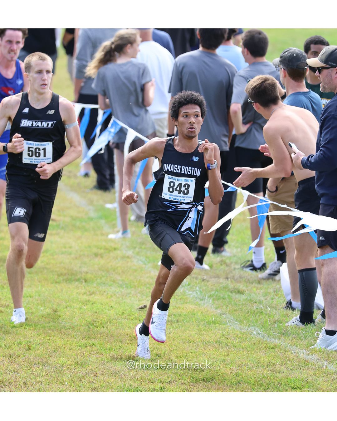 #843 Albert Ferreras, UMass Boston, 8k Run - Men (Gold-35:cap), P16, 25:09.99; #561 Andrew McConnell, Bryant, 8k Run - Men (Gold-35:cap), P19, 25:11.97 - 2026 UMass Dartmouth XC Invitational - UMass Dartmouth - Dartmouth, Massachusetts - September 19, 2026 File: ./260919-2026-UMass-Dartmouth-XC-Invitational-353-398A0198.jpg #843 Albert Ferreras, UMass Boston, 8k Run - Men (Gold-35:cap), P16, 25:09.99; #561 Andrew McConnell, Bryant, 8k Run - Men (Gold-35:cap), P…