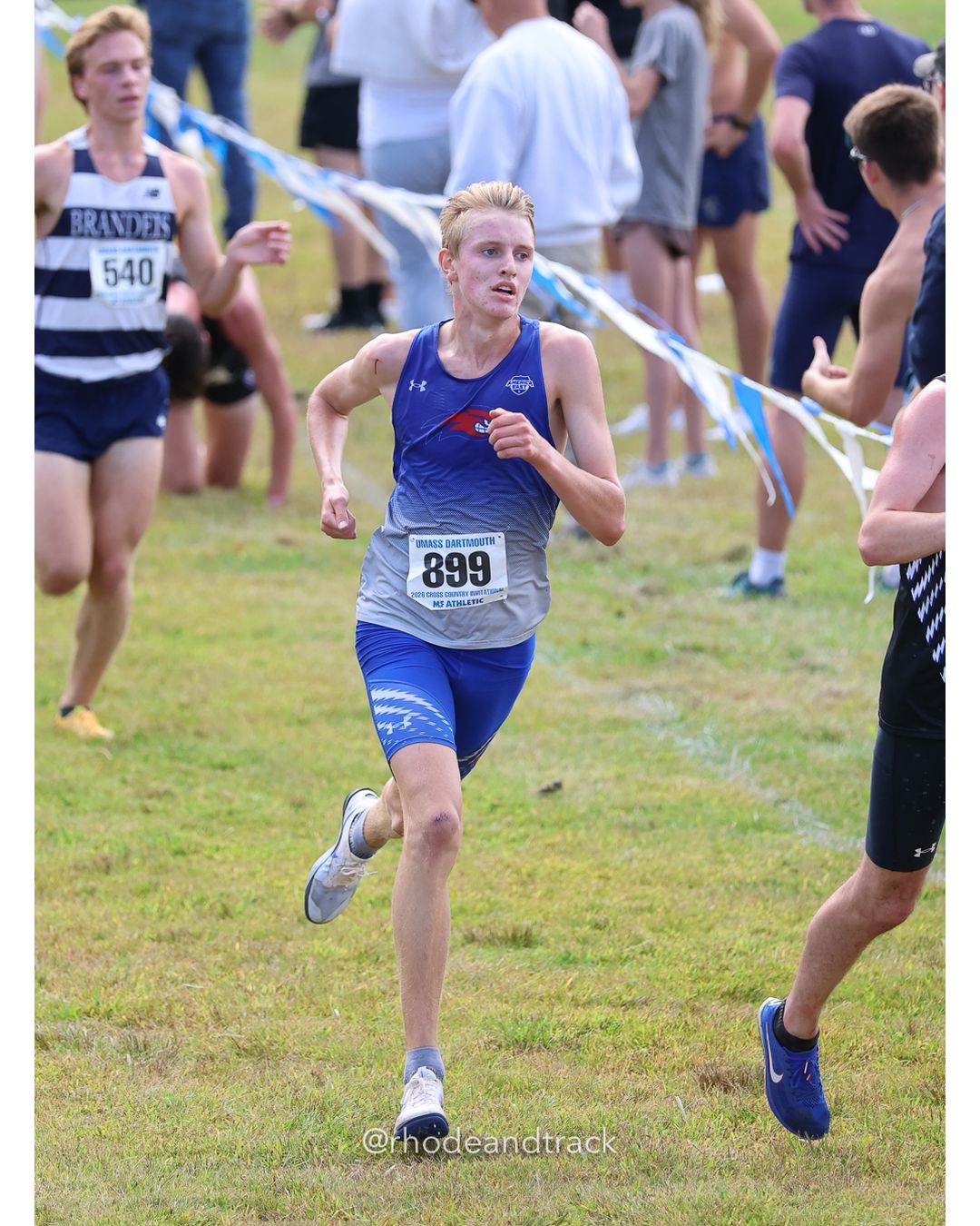 #899 Luke Zahurak, UMass Lowell, 8k Run - Men (Gold-35:cap), P66, 26:15.91; #540 Ben Weiner, Brandeis, 8k Run - Men (Gold-35:cap), P67, 26:16.91 - 2026 UMass Dartmouth XC Invitational - UMass Dartmouth - Dartmouth, Massachusetts - September 19, 2026 File: ./260919-2026-UMass-Dartmouth-XC-Invitational-396-398A0991.jpg #899 Luke Zahurak, UMass Lowell, 8k Run - Men (Gold-35:cap), P66, 26:15.91; #540 Ben Weiner, Brandeis, 8k Run - Men (Gold-35:cap), P67, 26:…