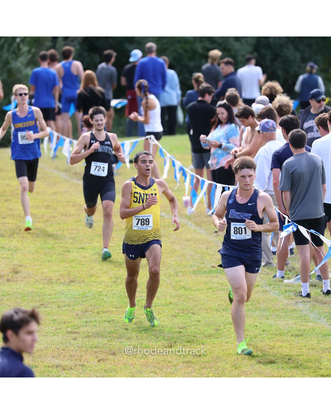#801 Landon Pelletier, So. Conn. St., 8k Run - Men (Gold-35:cap), P145, 27:46.29; #789 Brady Harker, SNHU, 8k Run - Men (Gold-35:cap), P143, 27:44.49; #724 Nathan Beauregard, Plymouth State, 8k Run - Men (Gold-35:cap), P144, 27:45.45 - 2026 UMass Dartmouth XC Invitational - UMass Dartmouth - Dartmouth, Massachusetts - September 19, 2026 File: ./260919-2026-UMass-Dartmouth-XC-Invitational-459-398A2258.jpg #801 Landon Pelletier, So. Conn. St., 8k Run - Men (Gold-35:cap), P145, 27:46.29; #789 Brady Harker, SNHU, 8k Run - Men (Gold-35:cap), P143…