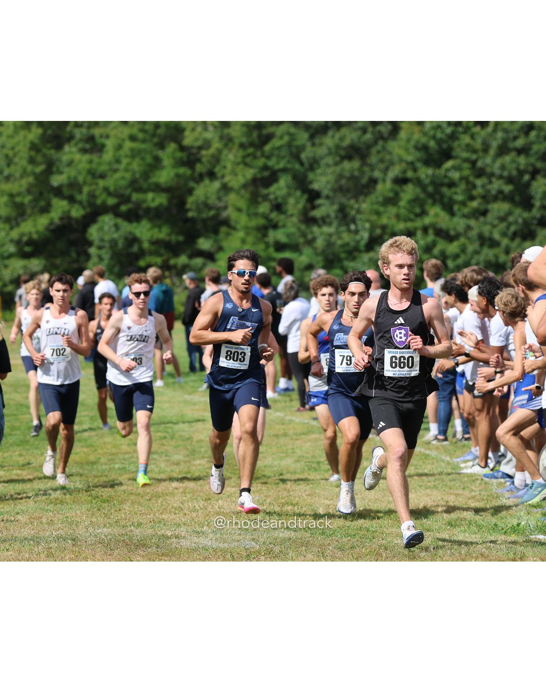 #803 Colton Sallum, So. Conn. St., 8k Run - Men (Gold-35:cap), P6, 24:39.33; #79 Alyssa Lynch, Connecticut College, 6k Run - Women (Navy-45:cap), P116, 27:41.55 - 2026 UMass Dartmouth XC Invitational - UMass Dartmouth - Dartmouth, Massachusetts - September 19, 2026 File: ./260919-2026-UMass-Dartmouth-XC-Invitational-54-398A4602.jpg #803 Colton Sallum, So. Conn. St., 8k Run - Men (Gold-35:cap), P6, 24:39.33; #79 Alyssa Lynch, Connecticut College, 6k Run - Women (Navy-45…