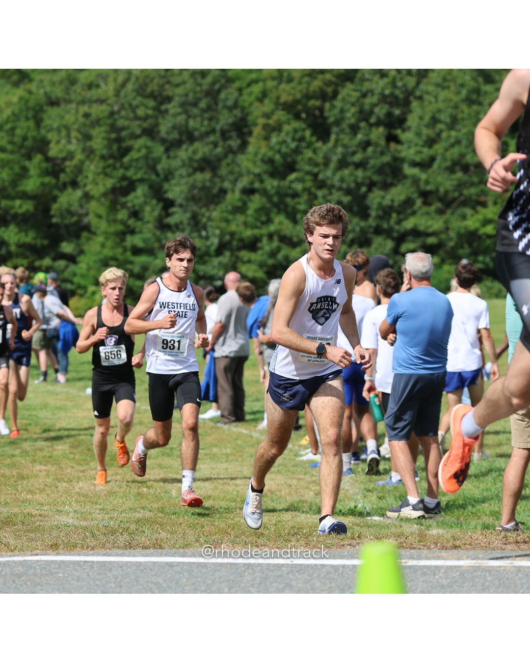 #931 Andrew Organ, Westfield State; #656 Ian Morgan, Holy Cross, 8k Run - Men (Gold-35:cap), P50, 25:55.63 - 2026 UMass Dartmouth XC Invitational - UMass Dartmouth - Dartmouth, Massachusetts - September 19, 2026 File: ./260919-2026-UMass-Dartmouth-XC-Invitational-80-398A5026.jpg #931 Andrew Organ, Westfield State; #656 Ian Morgan, Holy Cross, 8k Run - Men (Gold-35:cap), P50, 25:55.63 - 2026 UMass Dartmouth XC Invita…