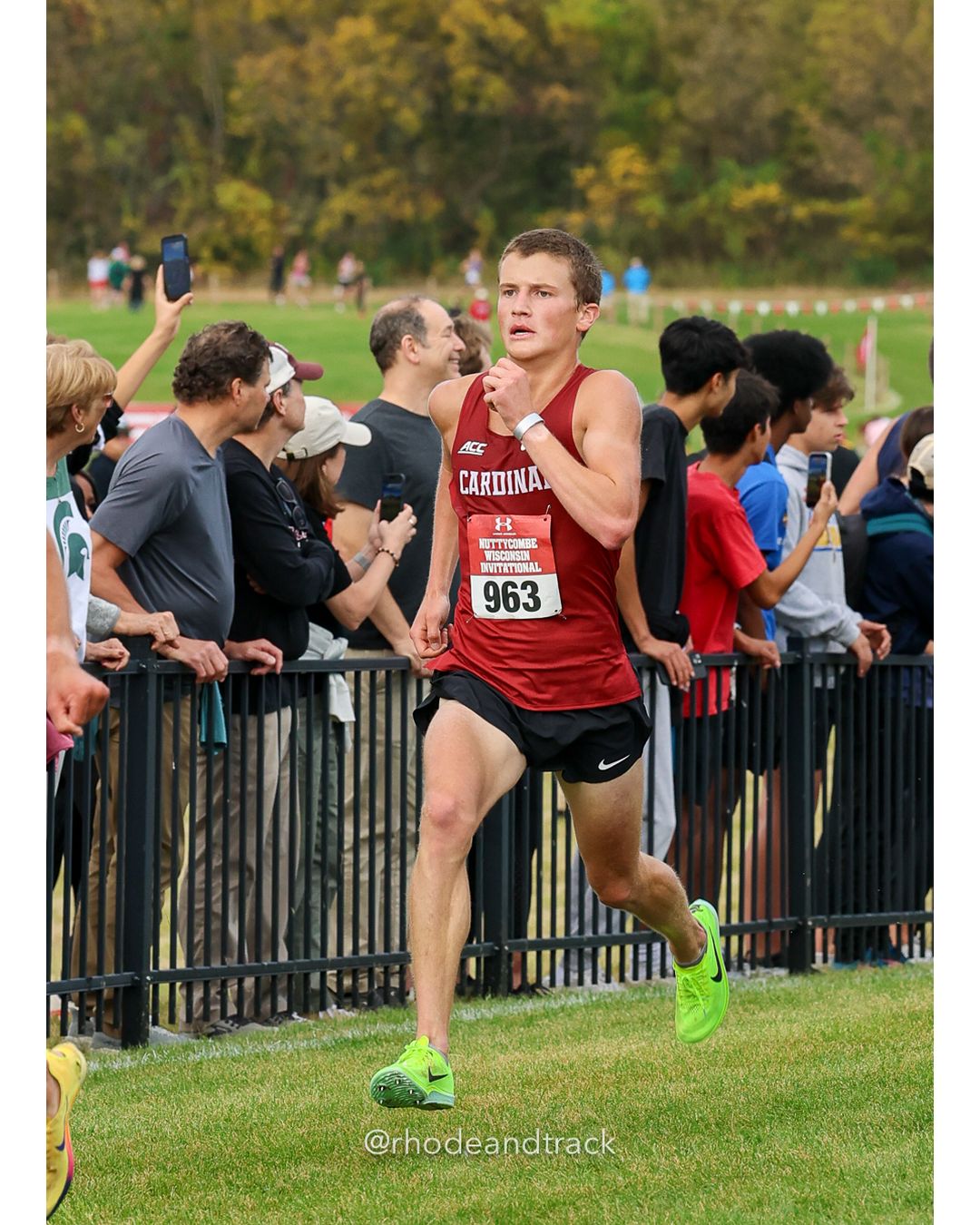 Sean Fries, Stanford, P63, 23:36.1 - 2026 Nuttycombe XC Invitational - Thomas Zimmer XC Course - Verona, Wisconsin - October 09, 2026 File: ./261009-Nuttycombe-Wisconsin-XC-Invitational-2026-69-398A0130.jpg Sean Fries, Stanford, P63, 23:36.1 - 2026 Nuttycombe XC Invitational - Thomas Zimmer XC Course - Verona, Wisconsin - October 09, 2026 – 202…