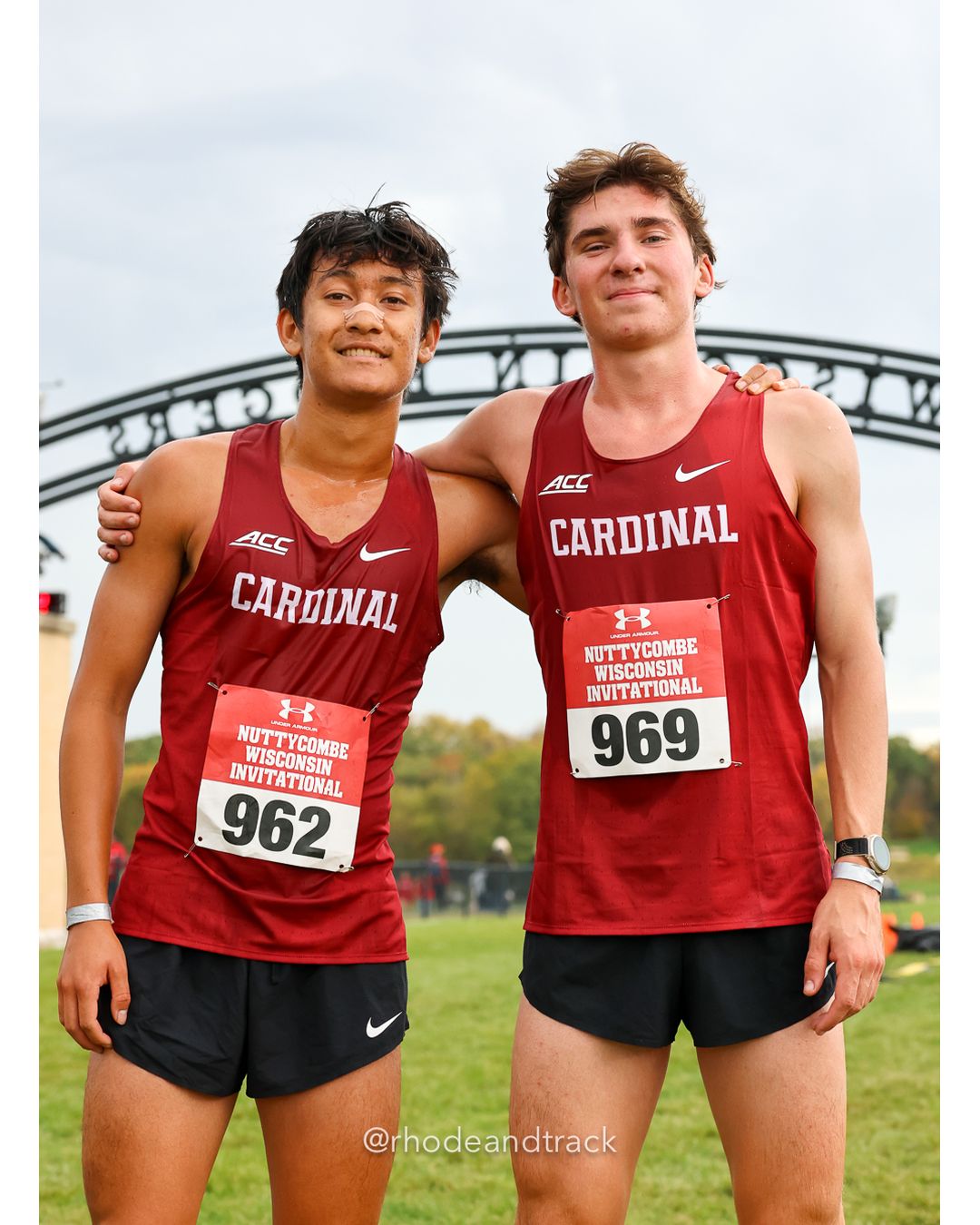Alexander Fisher, Stanford, P110, 25:58.6; Marshall Vernon, Stanford, P89, 25:22.6 - 2026 Nuttycombe XC Invitational - Thomas Zimmer XC Cou…